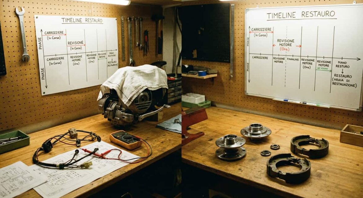 tempi restauro moto