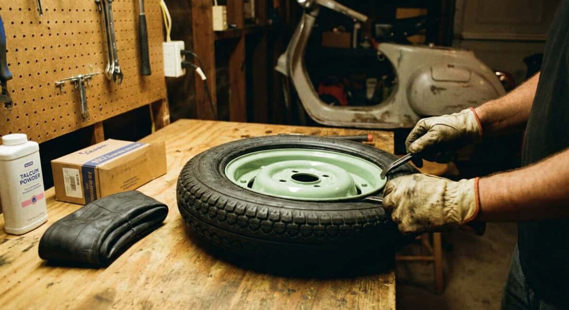 restauro pneumatici moto d'epoca