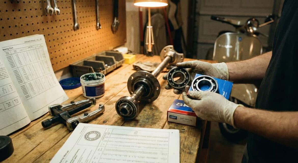 restauro cuscinetti moto d'epoca