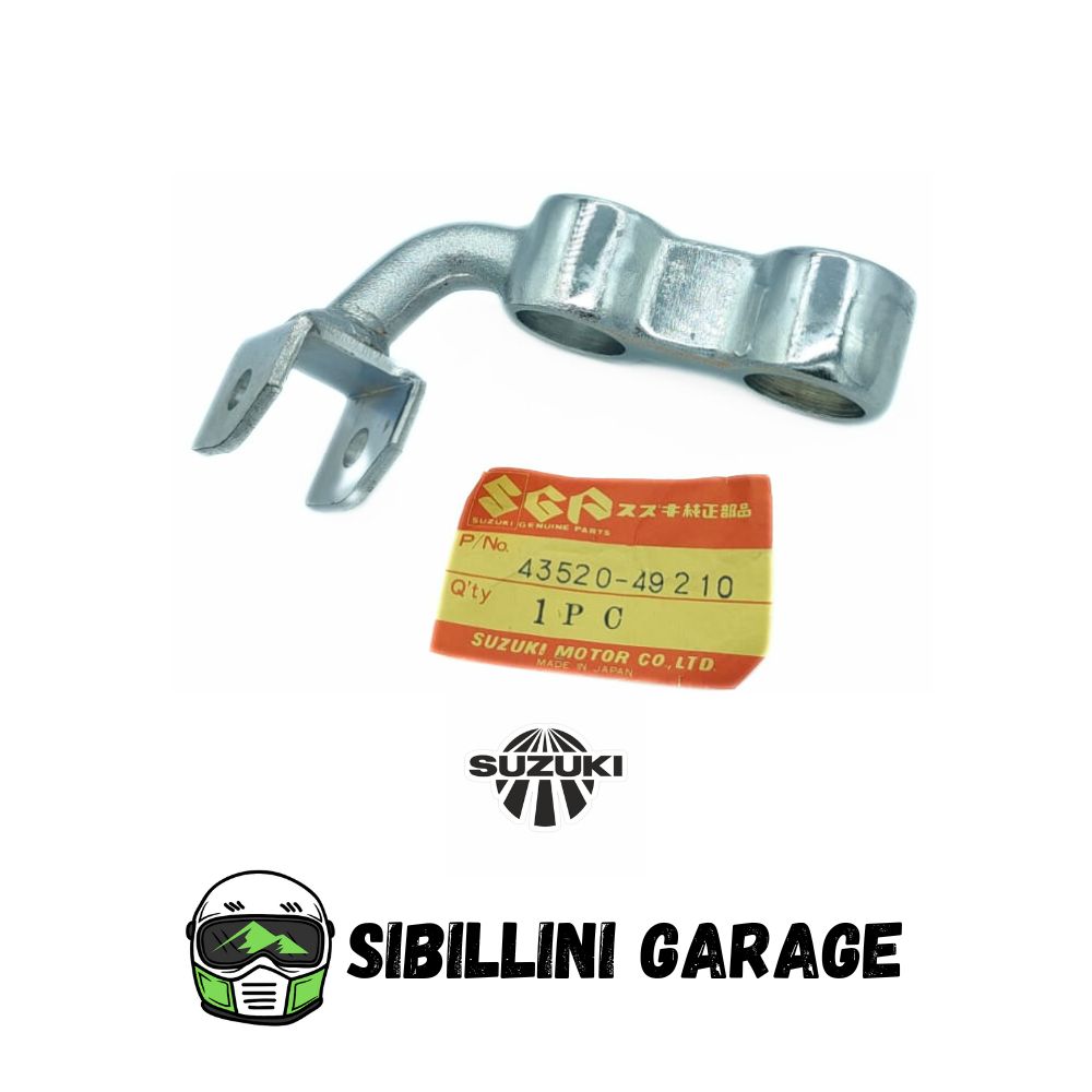 43520-49210-Staffa-Supporto-Pedana-Originale-Suzuki-Anteriore-Sinistra-Gs750e-Gs1100e