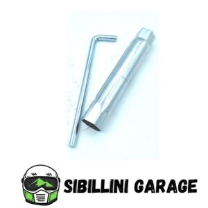Chiave Candela Doppia 16-18 mm L120mm Universale Moto Adattabile a YAMAHA XT600